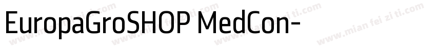 EuropaGroSHOP MedCon字体转换